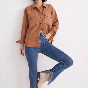 Madewell Quilted Oversized Shirt-Jacket